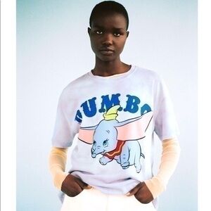 Zara Dumbo Disney short Sleeves T Shirt 1443/351